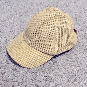Madewell Straw Baseball Cap